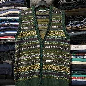 Le Chateau Multicolor Striped Knit Sweater